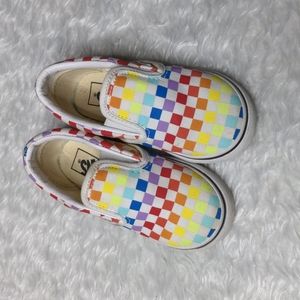 Vans Rainbow Slip Ons